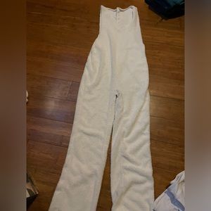 white, two-piece jumper. Soft & Fuzzy